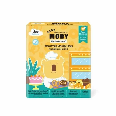 BABY MOBY ถุงเก็บน้ำนมแม่รุ่นทึบแสง 8 oz