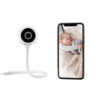 BEABA กล้องเบบี้มอนิเตอร์ ขาตั้งซิลิโคน เชื่อมต่อผ่าน Wi-fi รุ่น Video Baby Monitor Zen Connect