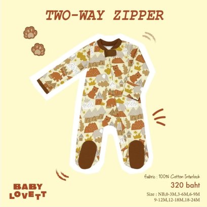 BabyLovett ชุดนอนเด็ก รุ่น คลุมเท้า (Newborn)