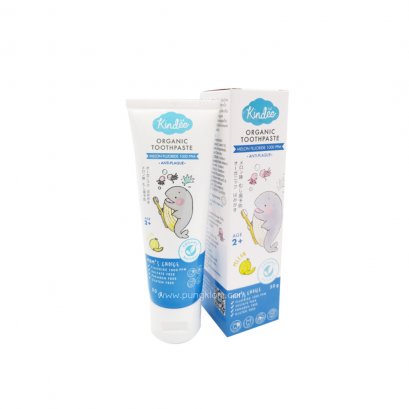 KINDEE ยาสีฟันออร์แกนิค ฟลูออไรด์ 1000PPM รสเมล่อน (50 g) (2y+)