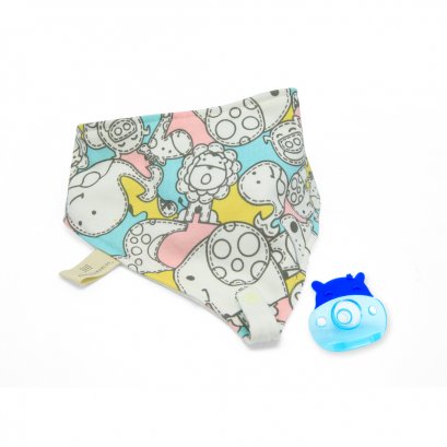 MARCUS &amp; MARCUS ผ้ากันเปื้อนสำหรับพันผ้าพันคอ Organic Bandana Pacifier Bib