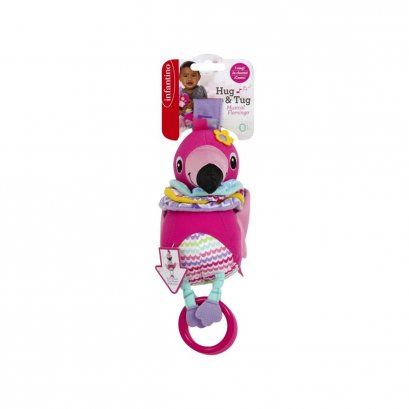 INFANTINO โมบายนกฟลามิงโก้ Hug&amp;Tug Musical Flamingo (0m+)