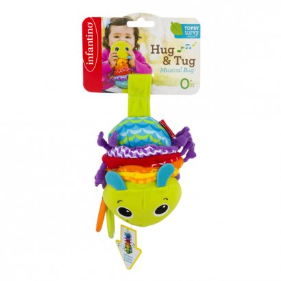 INFANTINO ตุ๊กตาโมบายดนตรีหนอน HUG &amp; TUG MUSICAL BUG (0+)