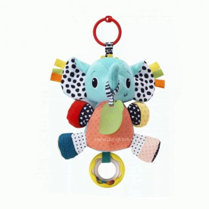 INFANTINO ตุ๊กตาโมบายช้างยางกัด (0m+)