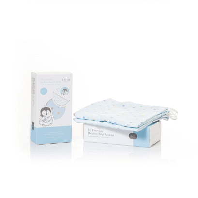 IFLIN BABY ผ้าพาดบ่า &amp; ผ้าคลุมให้นมใยไผ่