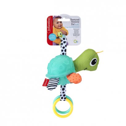 INFANTINO โมบายห้อยรถเข็น เต่า Textured Sensory Pal Turtle (0m+)