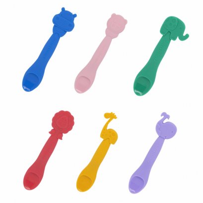 MARCUS & MARCUS ช้อนป้อนอาหารซิลิโคน Silicone Feeding Spoon #ช้อนเด็กหัดทานเอง