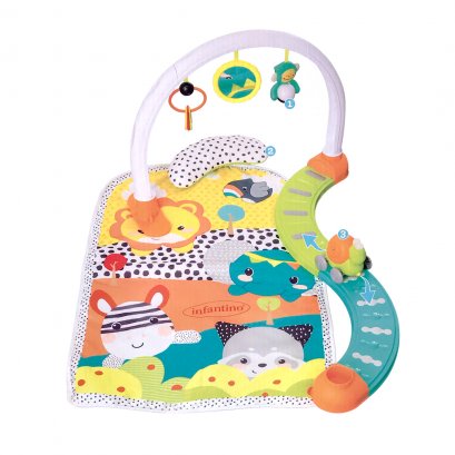INFANTINO เพลย์ยิมพร้อมบาร์ของเล่น Watch Me Grow 4 In 1 Activity Gym (0m+)