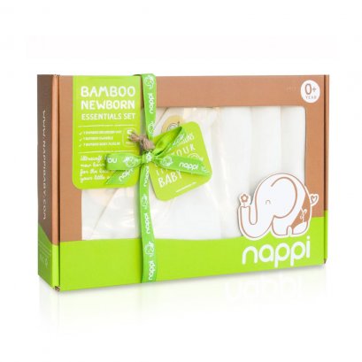 NAPPI ของขวัญเด็กแรกเกิด Bamboo Newborn 5Pcs.(0m+)