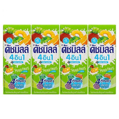 ดัชมิลล์นมเปรี้ยวรสผลไม้รวม180มล.