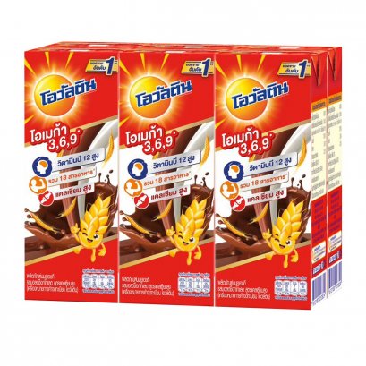 โอวัลติน นมยูเอชที รสมอลต์ช็อกโกแลต สูตรแคลเซียมสูง 225 มล. แพ็ค 6