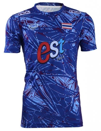 2024 Thailand Volleyball National Team Jersey Shirt Training Blue
