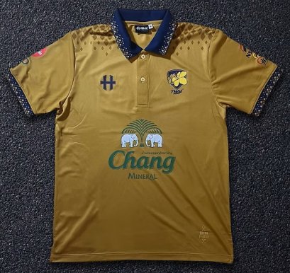 Thailand National Rugby Team Polo Shirt - the "Uraipan" collection - Gold