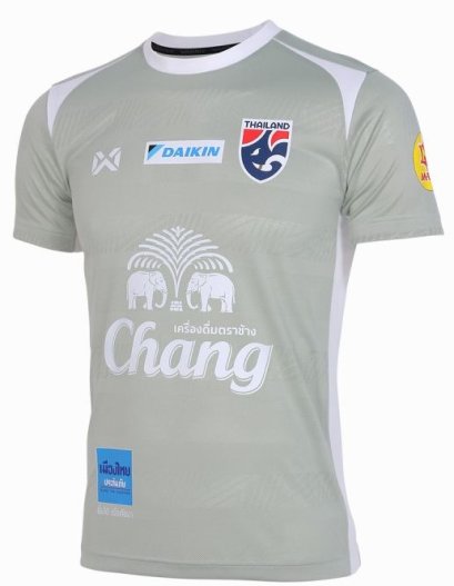 2024-25 Thailand National Team Thai Football Soccer Jersey Shirt Player Training Gray