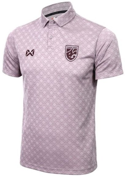 2025 - 26 Thailand National Team Thai Football Soccer Brown Polo Shirt