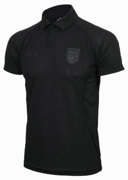 2025-26 Thailand National Team Thai Football Soccer Black Player Replica Jersey Shirt