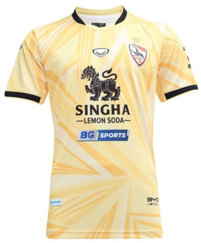 2025-26 SINGHA Chiang Rai United FC Thailand Football Soccer League Jersey Shirt Goalkeeper Yellow - Player Version