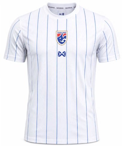 2026 - 27 Thailand National Team Thai Football Soccer White Cheer Jersey Shirt