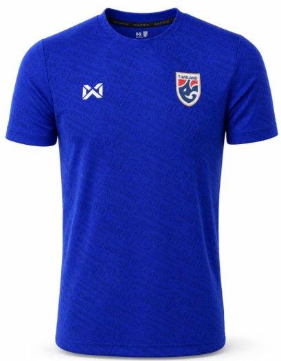 2026 - 27 Thailand National Team Thai Football Soccer Blue Cheer Jersey Shirt