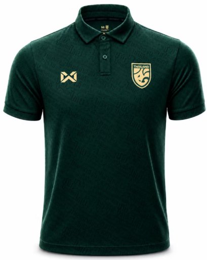 2026 - 27 Thailand National Team Thai Football Soccer Green Polo Shirt