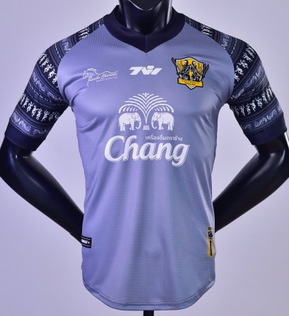 2024-25 Angthong FC Authentic Thailand Football Soccer Thai League Jersey Shirt Gray