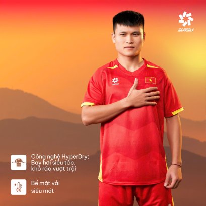 2025-26 Vietnam National Team Genuine Official Football Soccer Jersey Shirt Home Red
