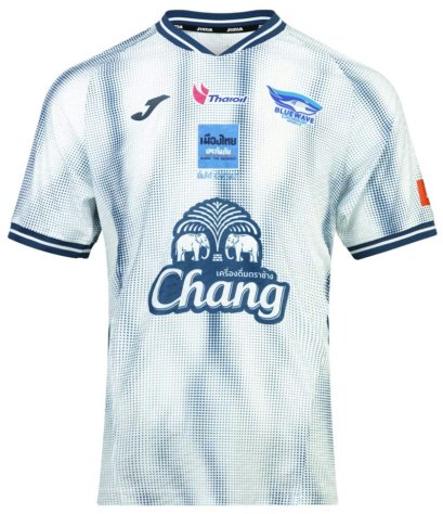 2026 Chonburi Bluewave Thailand Futsal League Jersey Shirt Away White - Player Edition