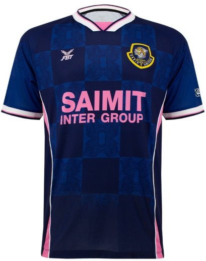 2025-26 Saimit Kabin United Thailand Football Soccer League Jersey Shirt Blue - Player Version