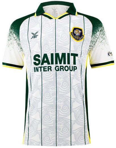 2025-26 Saimit Kabin United Thailand Football Soccer League Jersey Shirt White - Player Version