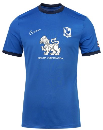 2026 BG Pathum United BGPU FC Thailand Football Soccer League Singha Jersey Shirt Home Blue - AFC Champion League (ACL) Version