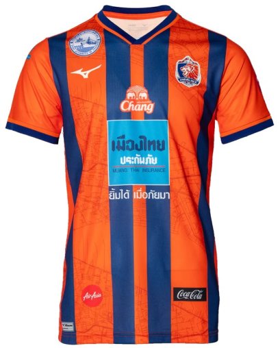 2025-26 Port FC Thailand Football Soccer League Jersey Shirt Home Blue Red