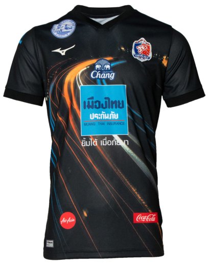2025-26 Port FC Thailand Football Soccer League Jersey Shirt Third Black