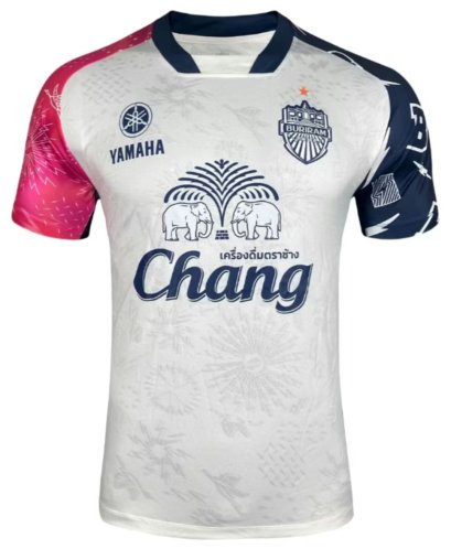 2024 -25 Buriram United Thailand Football Soccer League Jersey Shirt Fourth White - Player Version