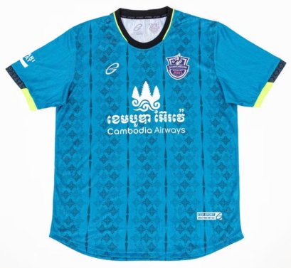 Boeung Ket Angkor FC Authentic Cambodia Football Soccer League Jersey Shirt Third Green - Player Version