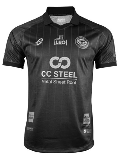2025-26 Mahasarakham SBT FC Authentic Thailand Football Soccer Thai League Jersey Shirt Third Black - Player Version