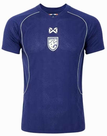 2025 - 26 Thailand National Team Thai Football Soccer Blue Player Replica Jersey Shirt