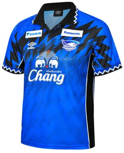 2025-26 Umbro Chonburi FC Academy Thailand Football Soccer League Jersey Shirt Home Blue - Player Edition