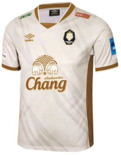 2025-26 Nakhonpathom United Thailand Football Soccer League Jersey Shirt Away Light Brown - Player Version