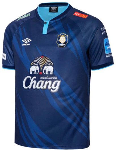 2025-26 Nakhonpathom United Thailand Football Soccer League Jersey Shirt Home Blue - Player Version