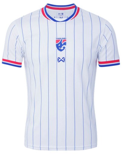 2026 - 27 Thailand National Team Thai Football Soccer White Player Replica Jersey Shirt