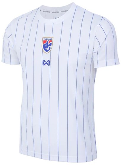 2026 - 27 Thailand National Team Thai Football Soccer White Cheer Jersey Shirt