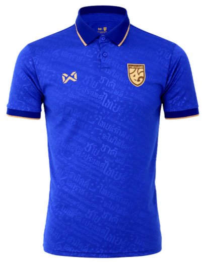 2026 - 27 Thailand National Team Thai Football Soccer Blue Player Replica Jersey Shirt