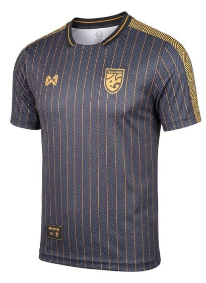 2026 Thailand National Football Team Lifestyle Jersey Black Gold