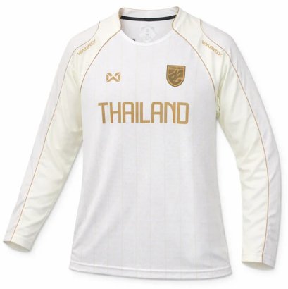 2026 Thailand National Team Jersey Shirt Ivory White - Lifestyle Oversize Edition - Long Sleeves