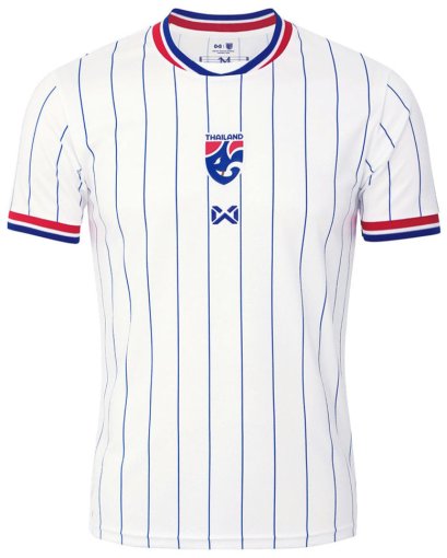 2026 - 27 Thailand National Team Thai Football Soccer White Player Replica Jersey Shirt