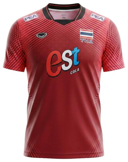 2026 Thailand Volleyball National Team Thai Jersey Shirt Red - World Nation League Tournament - VNL 2026