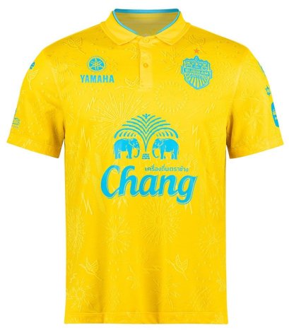 2024 -25 Buriram United Thailand Football Soccer League Jersey Shirt Away Yellow - Player Version