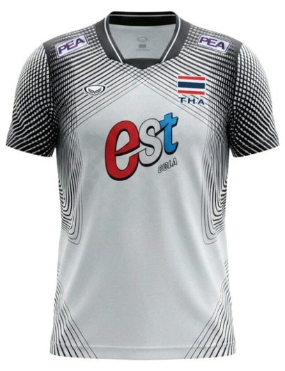 2026 Thailand Volleyball National Team Thai Jersey Shirt White - World Nation League Tournament - VNL 2026