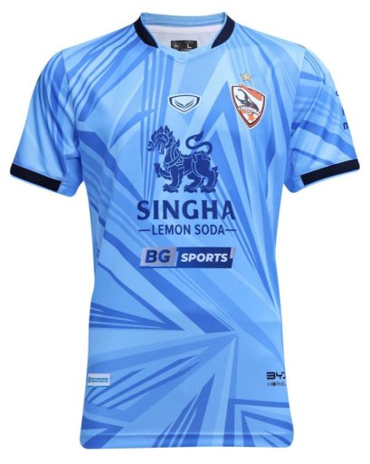 2025-26 SINGHA Chiang Rai United FC Thailand Football Soccer League Jersey Shirt Goalkeeper Blue - Player Version
