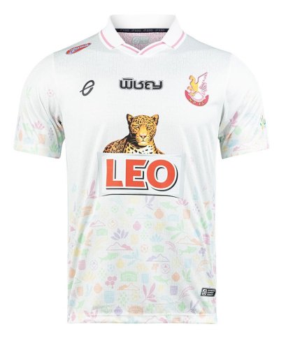 2024 - 25 Nongbua Pitchaya FC Authentic Thailand Football Soccer League Jersey Away White - Player Edition